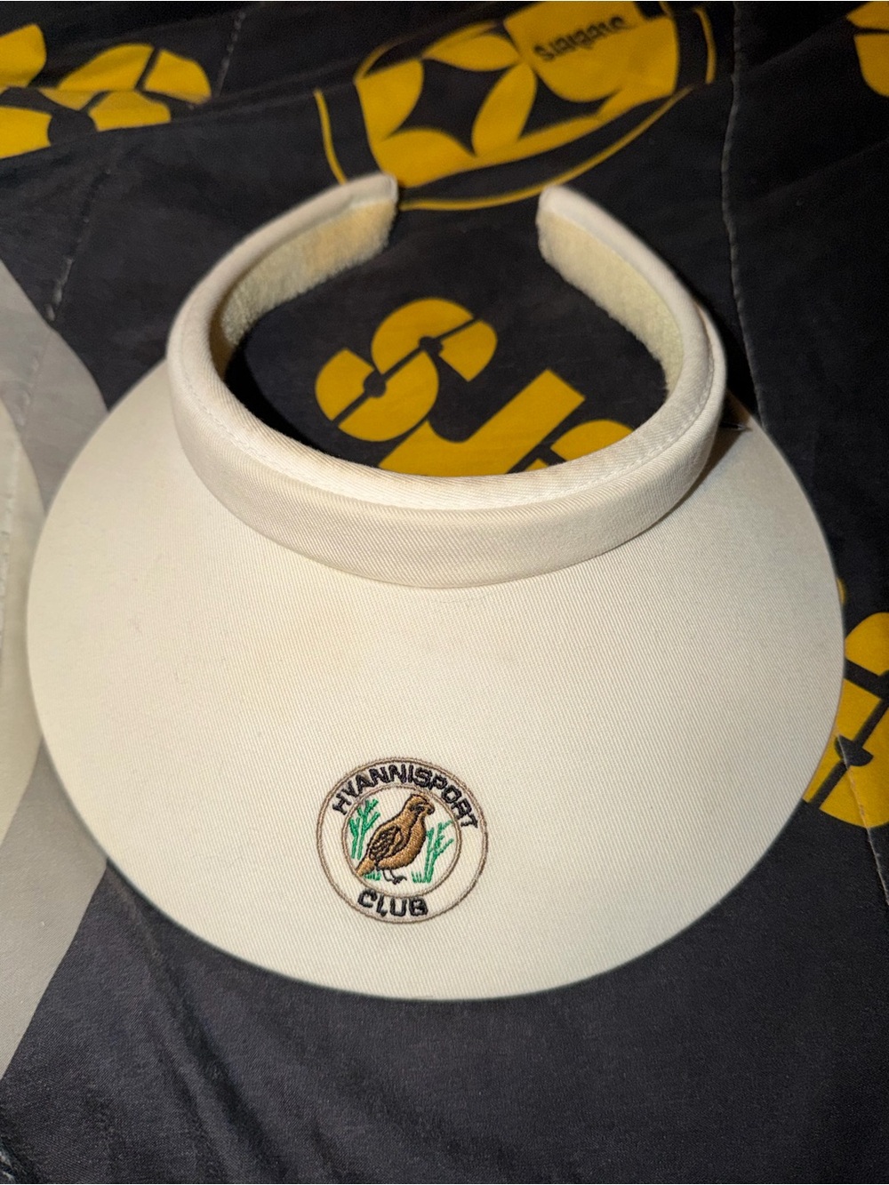 Hyannisport Club Imperial Visor Hat Cap Vintage Used Pre Owned As Is Classic Ret